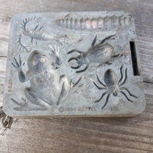 Mattel Creepy Crawlers 1964 1st Thingmaker Toy BUG MOLD PLATE FROG SPIDER